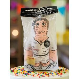 VINTAGE Over the Hill Lady Voodoo Happy Birthday Doll Adult Female Gag Gift